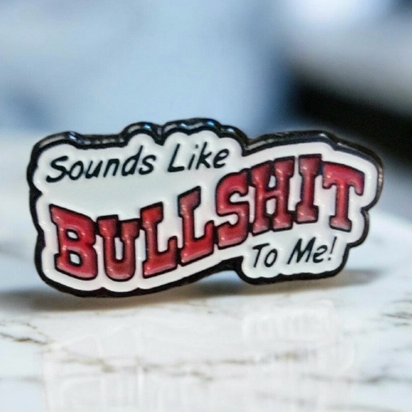 Creative Text Pin Sarcastic Humor Enamel - Picture 2 of 8